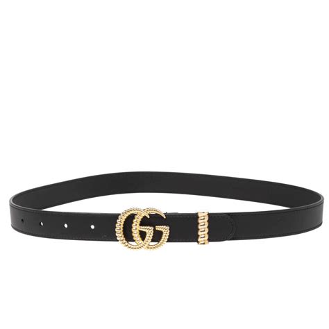 gucci double g au|gucci leather belt with torchon double g buckle.